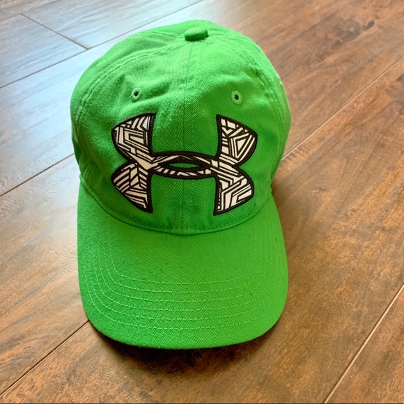 Under Armour Heatgear Green Baseball Cap Youth - Picture 3 of 9